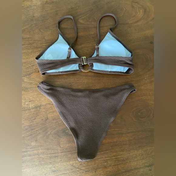 SHEIN Brown Bikini Set - Picture 2 of 3